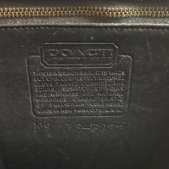 Vintage Rare Coach Bag New York City Early 70s-80s  #463-6032 - Picture 8 of 16